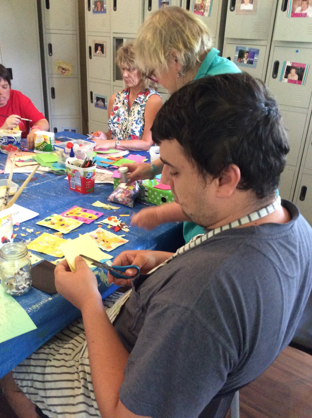 Image of participants at work